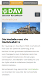 Mobile Screenshot of hochrieshuette.de